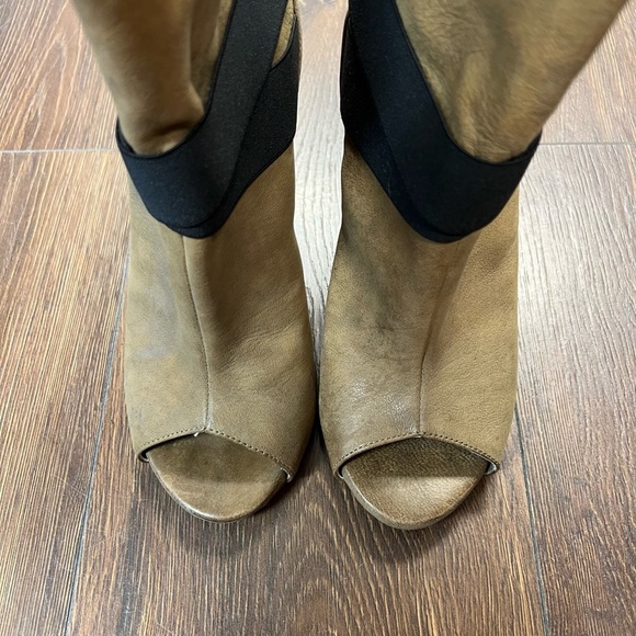 Vero Cuoio open toed heeled bootie SZ 7 - Picture 3 of 7